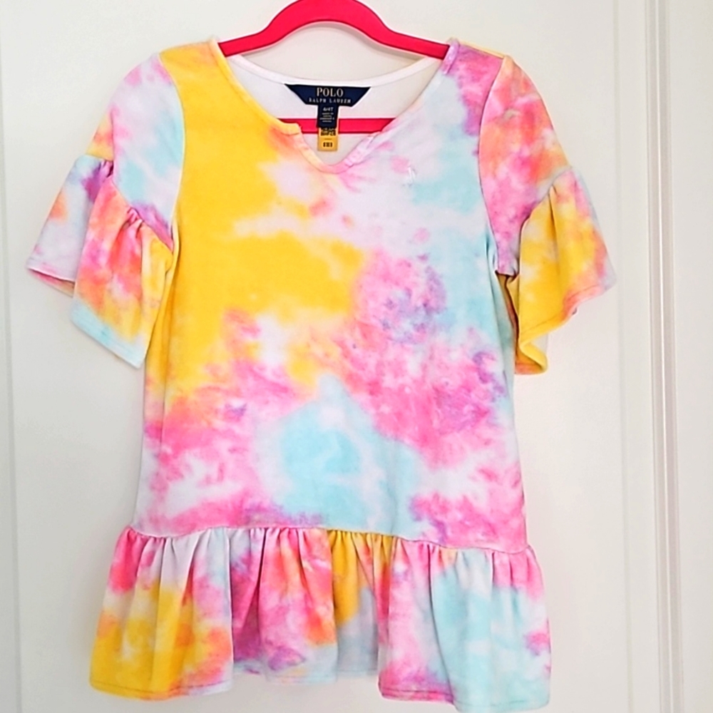 Ralph Lauren Terry Tie Dye Beach Dress